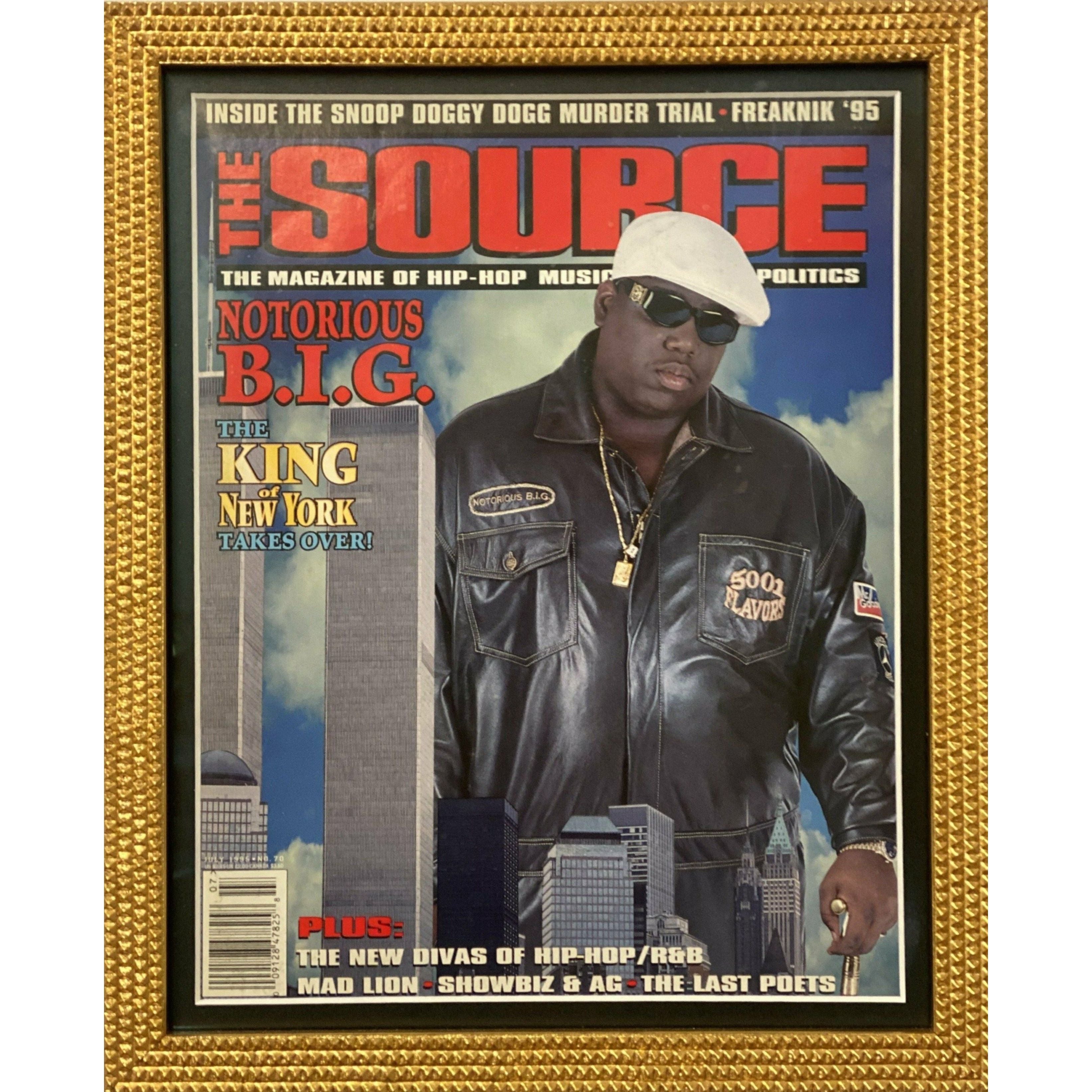 Notorious BIG - First THE SOURCE Magazine Cover - July 1995 