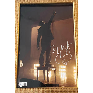Kanye West - Autographed 8" x 12" Photo with Bear Sketch