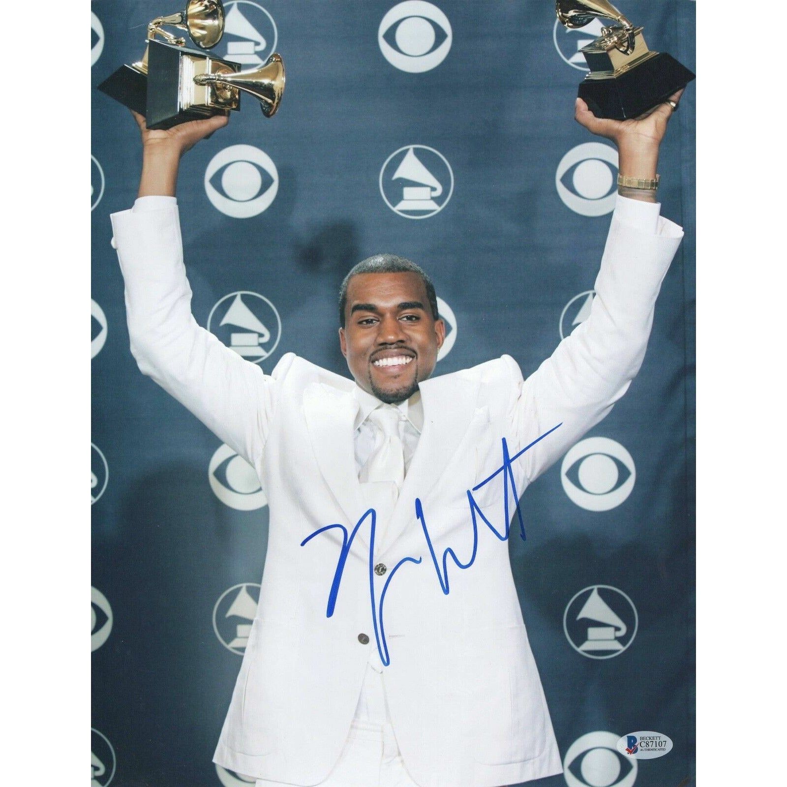 Kanye West - Autographed 11 x 14 Photo – MODCLAIR