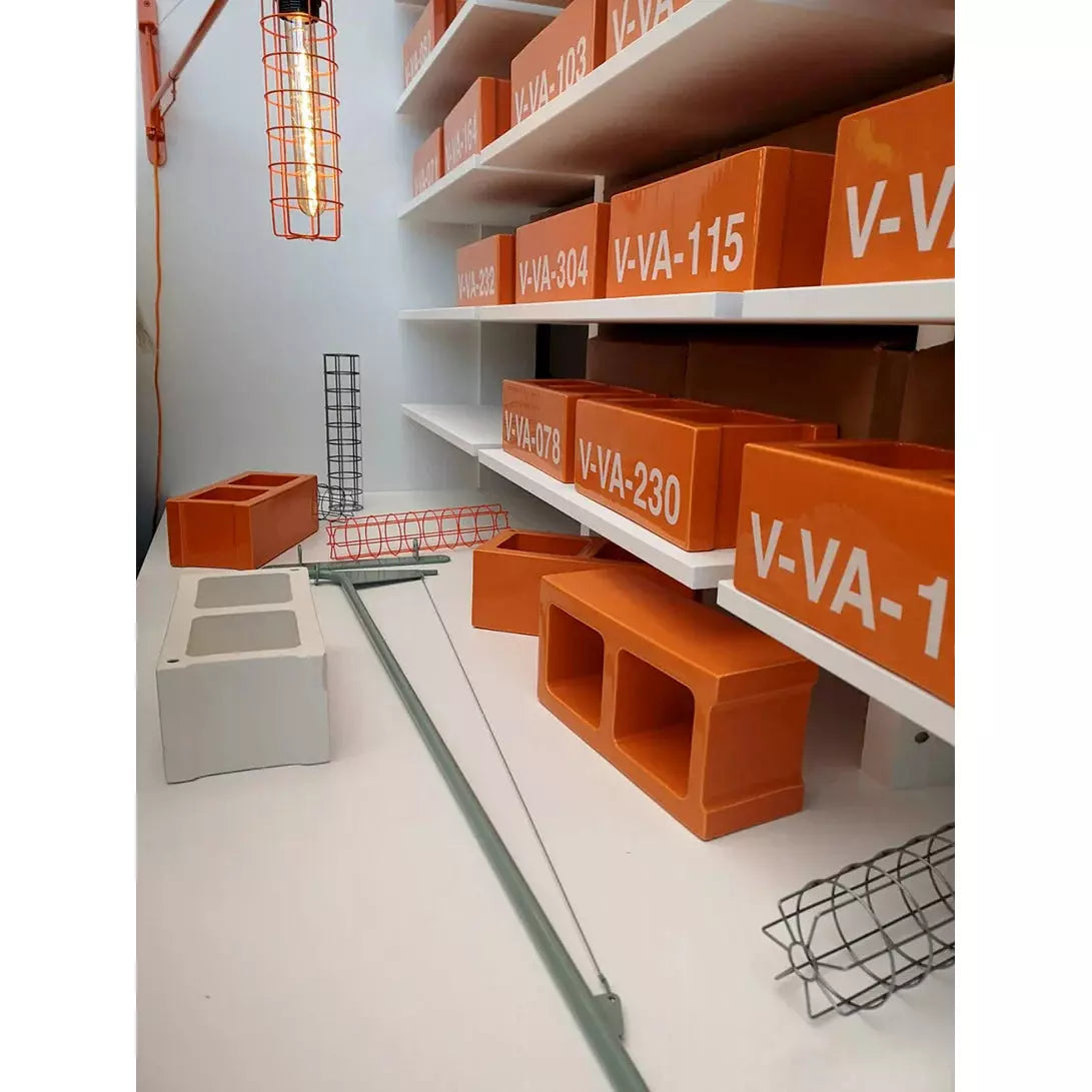 Virgil Abloh - Virgil Abloh x Vitra Ceramic Block Orange for Sale