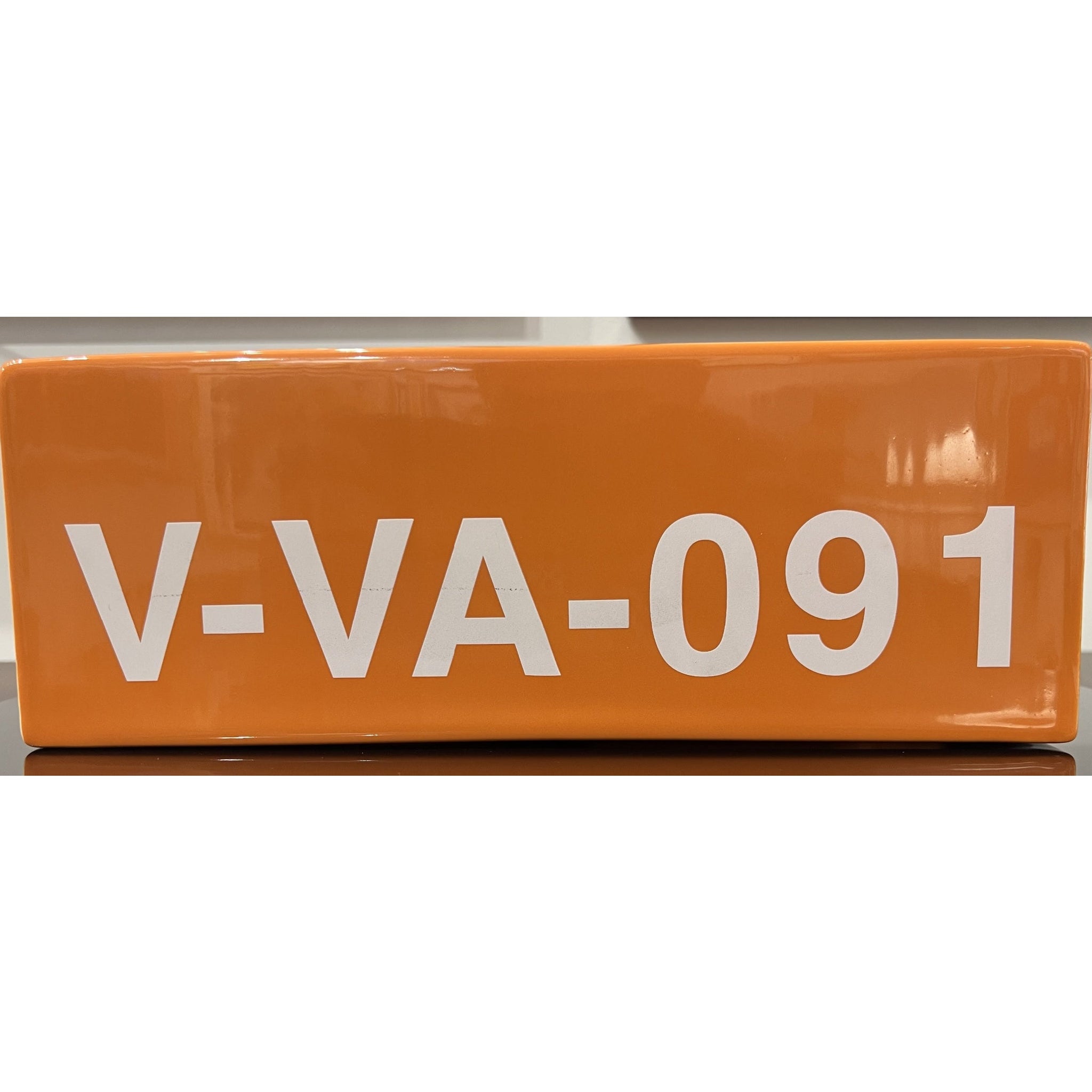 Virgil Abloh x Vitra Ceramic Block ORANGE sculpture c/o Off-White